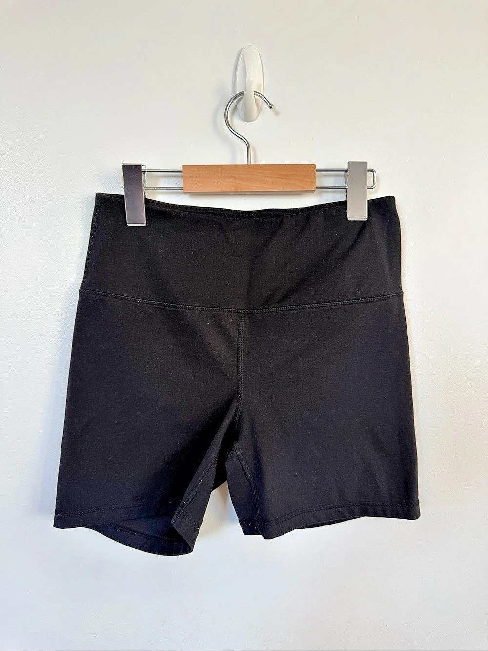 Yogalicious Lux Athletic Biker Shorts in Black
